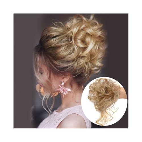 Anwendung bei Frauen Synthetisches Haar, Dutt, Chignon, unordentlich, lockig, elastisch, Haargummi, falsche Haarteile for Frauen Für die Haare(107) von DFHS46JK