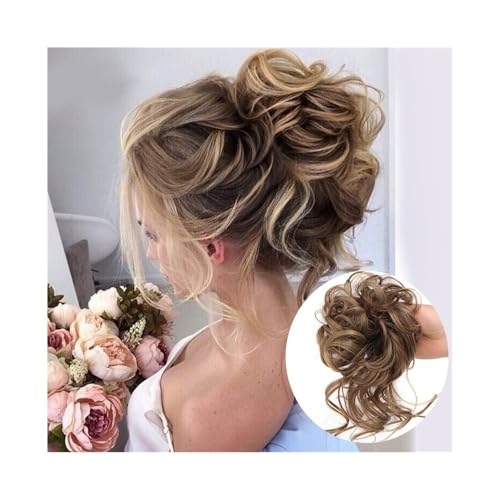 Anwendung bei Frauen Synthetisches Haar, Dutt, Chignon, unordentlich, lockig, elastisch, Haargummi, falsche Haarteile for Frauen Für die Haare(12H24) von DFHS46JK