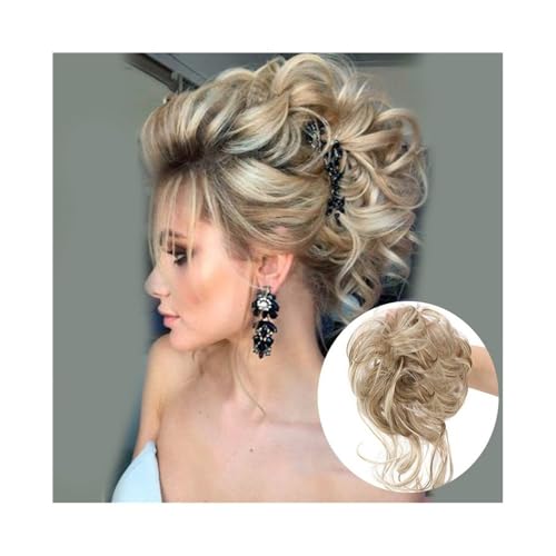 Anwendung bei Frauen Synthetisches Haar, Dutt, Chignon, unordentlich, lockig, elastisch, Haargummi, falsche Haarteile for Frauen Für die Haare(18H613) von DFHS46JK