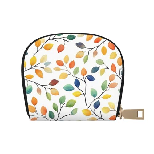 DFJMASFKOL Aquarell-Blumen-Karte, rosa Blumen, Geldbörse, Autobesitzer, Lizenz- und Versicherungskartenhalter, 9 x 11 cm, A16, 9X11CM von DFJMASFKOL