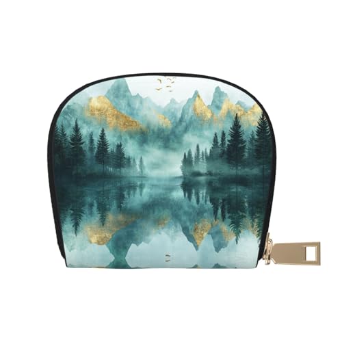 DFJMASFKOL Aquarell-Blumen-Karte, rosa Blumen, Geldbörse, Autobesitzer, Lizenz- und Versicherungskartenhalter, 9 x 11 cm, A31, 9X11CM von DFJMASFKOL