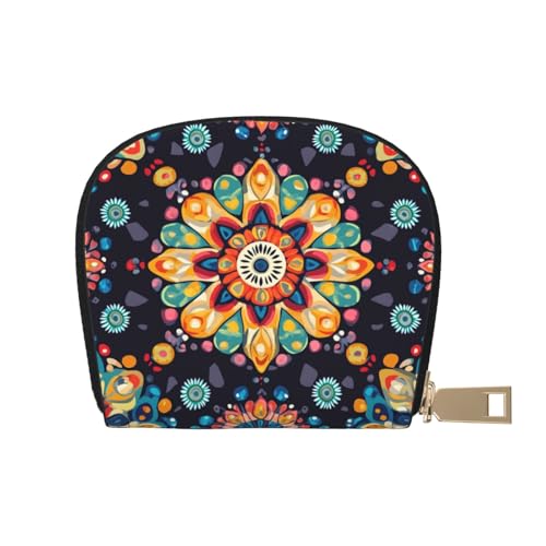 DFJMASFKOL Different Dogs Card Pack Dogs Ledertasche, niedliche Hunde, Geldbörse, technisch versierte Benutzer – RFID-geschützte Kartenaufbewahrung, 9 x 11 cm, A36, 9X11CM von DFJMASFKOL