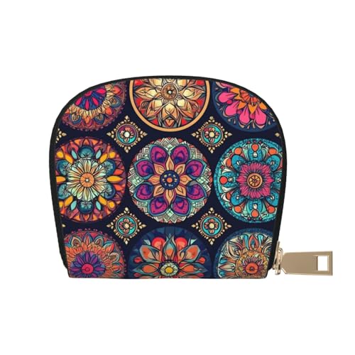 DFJMASFKOL Different Dogs Card Pack Dogs Ledertasche, niedliche Hunde, Geldbörse, technisch versierte Benutzer – RFID-geschützte Kartenaufbewahrung, 9 x 11 cm, A39, 9X11CM von DFJMASFKOL