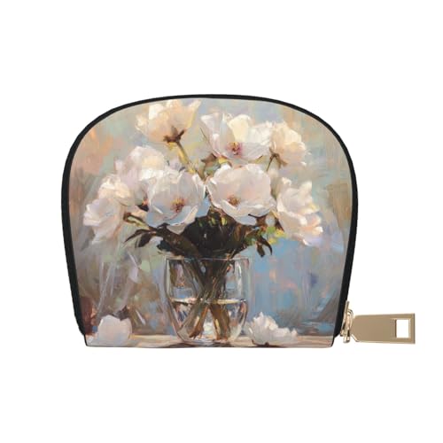 DFJMASFKOL Kartenpaket mit Blumenmotiv, Leder, Totenköpfe, Geldbörse, Autobesitzer, Lizenz- und Versicherungskartenhalter, 9 x 11 cm, Rosa, A39, 9X11CM von DFJMASFKOL