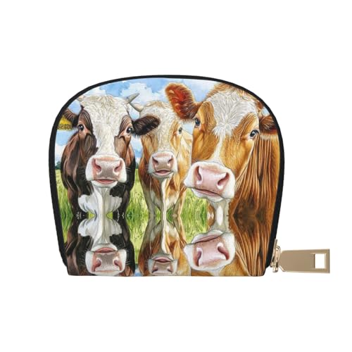 DFJMASFKOL Mountains Karten-Set, Vögel, Leder, Querformat, technisch versierte Benutzer – RFID-geschützte Kartenaufbewahrung, 9 x 11 cm, A14, 9X11CM von DFJMASFKOL
