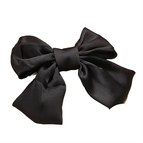 17KM Vintage Schwarz Große Große Samt Schleife Haar Clip for Frauen Mädchen Hochzeit Lange Band Koreanische Haarnadeln Haarspange haar Zubehör (Color : CS5110404) von DFJOENVLDKHFE