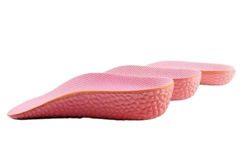 DFJOENVLDKHFE 10 Paar Height Boost-Einlegesohlen for Schuhe, Haltungsunterstützung, gepolsterter Höhenkomfort, Lösung for den täglichen Gebrauch und formelle Anlässe, Herren und Damen(Pink_2.5 cm) von DFJOENVLDKHFE