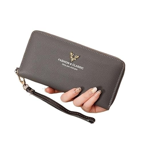 DFJOENVLDKHFE Damen-Handgelenk-Clutch, kleine Damen-Mehrfachtasche, Damen-PU-Leder-Geldbörse, Geldbörsen-Armbänder(Color:4) von DFJOENVLDKHFE