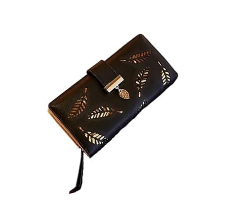 DFJOENVLDKHFE Damen-Handgelenk-Clutch, kleine Damen-Mehrfachtasche, Damen-PU-Leder-Geldbörse, Geldbörsen-Armbänder(Color:Coffee) von DFJOENVLDKHFE