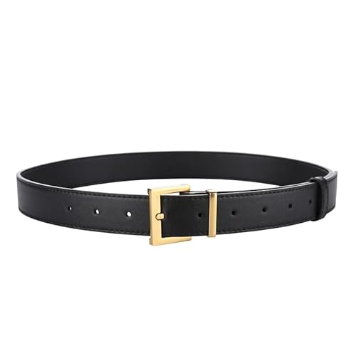 DFJOENVLDKHFE Gürtel for Jeans Damengürtel Langlebiges Design Modisches Taillenaccessoires Stylischer Gürtel for Damen for den täglichen Gebrauch(100cm_Black) von DFJOENVLDKHFE