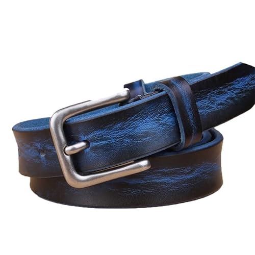 DFJOENVLDKHFE Gürtel for Jeans Damengürtel Langlebiges Design Modisches Taillenaccessoires Stylischer Gürtel for Damen for den täglichen Gebrauch(100cm_Blue) von DFJOENVLDKHFE