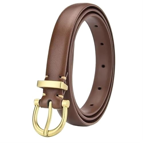 DFJOENVLDKHFE Gürtel for Jeans Damengürtel Langlebiges Design Modisches Taillenaccessoires Stylischer Gürtel for Damen for den täglichen Gebrauch(100cm_Khaki_2PCS) von DFJOENVLDKHFE