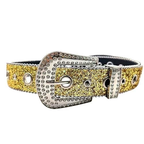 DFJOENVLDKHFE Gürtel for Jeans Damengürtel Langlebiges Design Modisches Taillenaccessoires Stylischer Gürtel for Damen for den täglichen Gebrauch(105CM_Yellow_2PCS) von DFJOENVLDKHFE