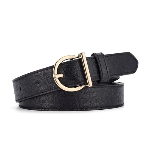 DFJOENVLDKHFE Gürtel for Jeans Damengürtel Langlebiges Design Modisches Taillenaccessoires Stylischer Gürtel for Damen for den täglichen Gebrauch(105cm 3pcs_Black) von DFJOENVLDKHFE