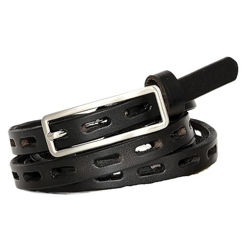 DFJOENVLDKHFE Gürtel for Jeans Damengürtel Langlebiges Design Modisches Taillenaccessoires Stylischer Gürtel for Damen for den täglichen Gebrauch(110cm_Black) von DFJOENVLDKHFE