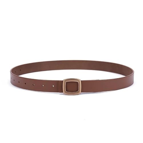 DFJOENVLDKHFE Gürtel for Jeans Damengürtel Langlebiges Design Modisches Taillenaccessoires Stylischer Gürtel for Damen for den täglichen Gebrauch(110cm_Caramel Colour) von DFJOENVLDKHFE