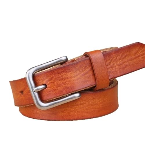 DFJOENVLDKHFE Gürtel for Jeans Damengürtel Langlebiges Design Modisches Taillenaccessoires Stylischer Gürtel for Damen for den täglichen Gebrauch(110cm_Orange) von DFJOENVLDKHFE