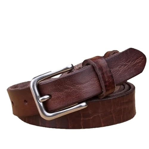 DFJOENVLDKHFE Gürtel for Jeans Damengürtel Langlebiges Design Modisches Taillenaccessoires Stylischer Gürtel for Damen for den täglichen Gebrauch(115cm_Darkbrown) von DFJOENVLDKHFE