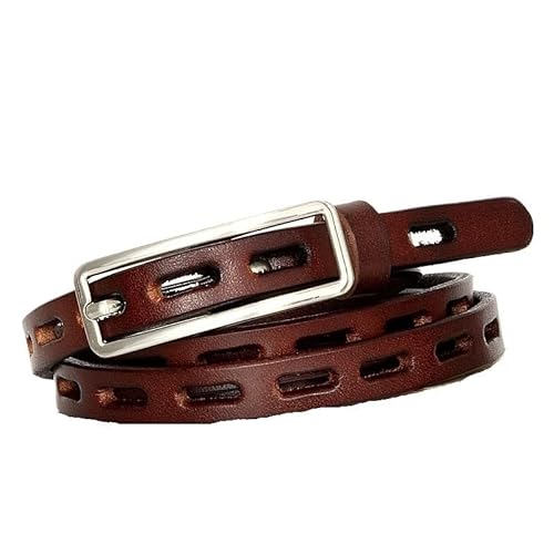 DFJOENVLDKHFE Gürtel for Jeans Damengürtel Langlebiges Design Modisches Taillenaccessoires Stylischer Gürtel for Damen for den täglichen Gebrauch(95cm_Coffee) von DFJOENVLDKHFE