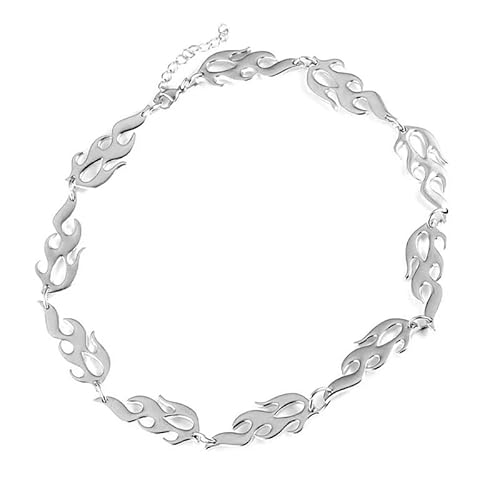 DFJOENVLDKHFE Kleine Wire Thorn Iron Unisex-Halskette for Damen im Hip-Hop-Stil (Color : N982) von DFJOENVLDKHFE