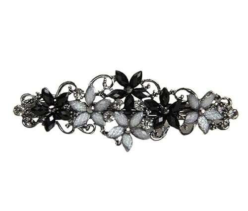 Koreanische Version der Kristallblume Haarnadel Frühling elegante Strass Match Pferdeschwanz Haarnadel Damen Haarschmuck (Color : MHM-01-88-02) von DFJOENVLDKHFE