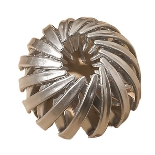 Minimalistische und schicke Haarspangen for anspruchsvolle Frauen – perfekt for verschiedene Frisuren(Round silver) von DFJOENVLDKHFE