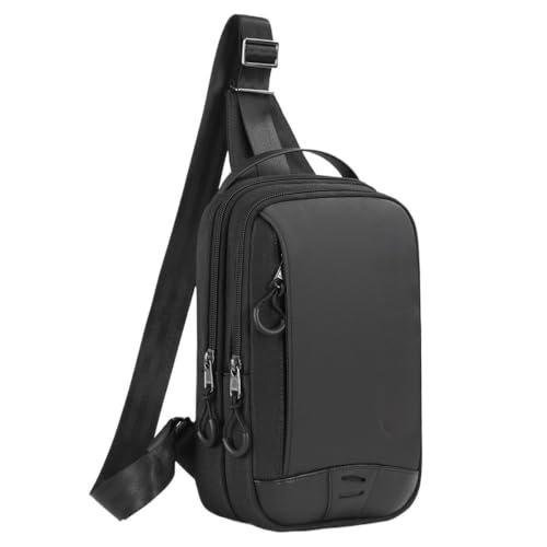 Multifunktionale Umhängetasche for Herren, Umhängetasche, Reisetasche, Hüfttasche, kleine Brusttasche, tägliches Tragen, verstellbarer Schultergurt mit mehreren Fächern, geeignet for Pendler, Reisen u von DFJOENVLDKHFE