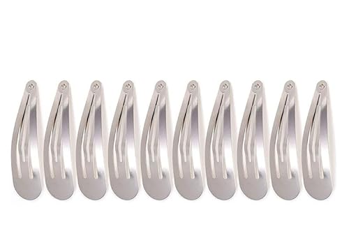 YK2Silver YK2 SilverJewelry Stern Haarspangen Metall Tröpfchen Haarnadeln Haarspangen Clip Mädchen Koreanische Haarnadel Kopfbedeckung Zubehör (Color : 10pcs droplet clips) von DFJOENVLDKHFE