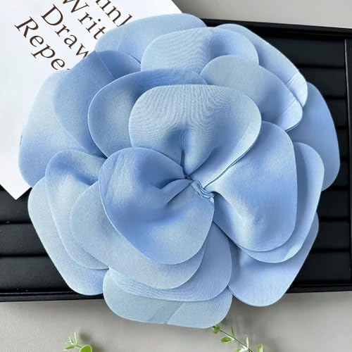 1 stücke Große Blume Broschen für Frauen Hochzeit Kleid Corsage Anstecknadeln Stoff Abzeichen Schmuck Zubehör von DFLINGA