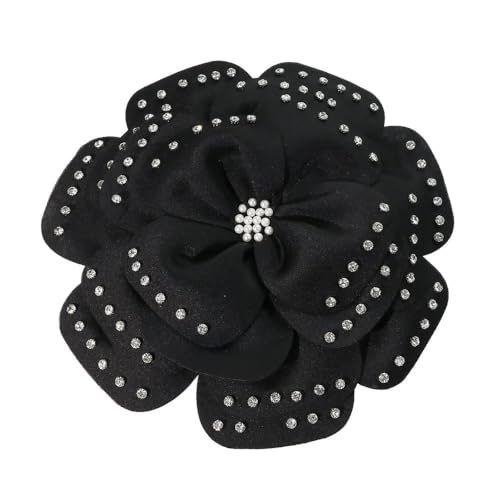 2 stücke Multi Layer Dreidimensionale Große Blume Brosche Perlen Tuch frauen Brosche Leistung Hochzeit Corsage von DFLINGA