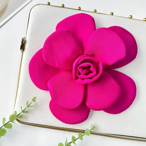 3 stücke 22CM frauen Drei-dimensional Blume Brosche Tasche Hochzeit Kleid Zubehör Pin Kleid Corsage von DFLINGA