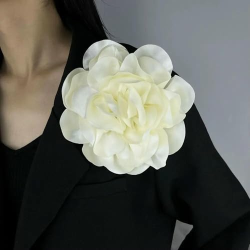 3 stücke Handgemachte Kleidung Zubehör 19CM Brosche Große Blume Französisch Abzeichen Satin Zier Pin 3 stücke Handgemachte Kleidung Zubehör 19CM Brosche Große Blume Französisch Abzeichen Satin Zier Pin von DFLINGA