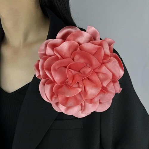 3 stücke Handgemachte Kleidung Zubehör 19CM Brosche Große Blume Französisch Abzeichen Satin Zier Pin 3 stücke Handgemachte Kleidung Zubehör 19CM Brosche Große Blume Französisch Abzeichen Satin Zier Pin von DFLINGA