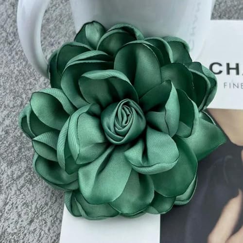 5 Stück 10 cm handgefertigte Rosen-Anstecknadel aus Stoff, exquisite Blumennadel für elegante Rucksack-Accessoires 5 Stück 10 cm handgefertigte Rosen-Anstecknadel aus Stoff, exquisite Blumennadel für elegante Rucksack-Accessoires von DFLINGA