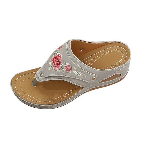 DFSDJEUW Mules Damen Sandalen Europa Und Die UNS Stil Nähte Einfache Hohl Mit PU Clip Fuß Hausschuhe Schuhe Damen Winter Boots Absatz (Grey, Sandalen Elegant Hausschuhe DFSDJEUW Mules Damen Sandalen Europa Und Die UNS Stil Nähte Einfache Hohl Mit PU Clip Fuß Hausschuhe Schuhe Damen Winter Boots Absatz (Grey, Sandalen Elegant Hausschuhe von DFSDJEUW
