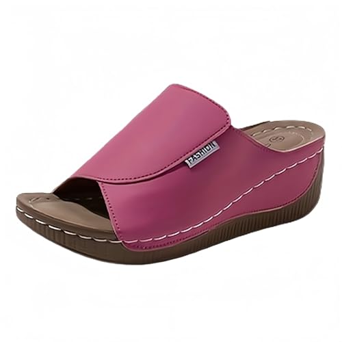 DFSDJEUW Slide Orthopädische Schuhe Damen Keilsandalen Slide Ergonomische Casual Offene Toe mit Fischmund-Design Outdoorsandale Weichen Langlebiger Damen Sandalen Mit Absatz DFSDJEUW Slide Orthopädische Schuhe Damen Keilsandalen Slide Ergonomische Casual Offene Toe mit Fischmund-Design Outdoorsandale Weichen Langlebiger Damen Sandalen Mit Absatz von DFSDJEUW