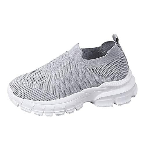 DFSDJEUW Sneaker Damen Grün Gelb Sneaker Damen Atmungsaktive Vermascht Sportschuhe Lässige Komfort Schnell Trocknend Memory Schaum Walkingschuhe Leicht Ergonomische Wanderschuhe 39 von DFSDJEUW