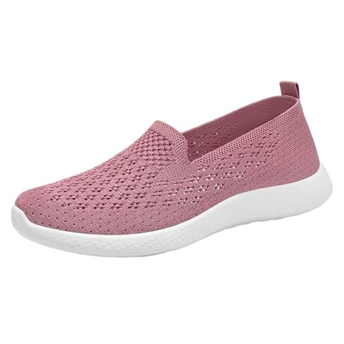 DFSDJEUW Sneaker Damen Grün Gelb Sneaker Damen Atmungsaktive Vermascht Sportschuhe Lässige Komfort Schnell Trocknend Memory Schaum Walkingschuhe Leicht Ergonomische Wanderschuhe 40 von DFSDJEUW