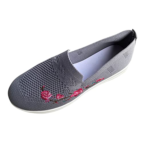 DFSDJEUW Turnschuhe Schwarz Glitzer Sneaker Damen Atmungsaktive Vermascht Sportschuhe Lässige Komfort Schnell Trocknend Memory Schaum Walkingschuhe Leicht Ergonomische Leichte Wanderschuhe von DFSDJEUW