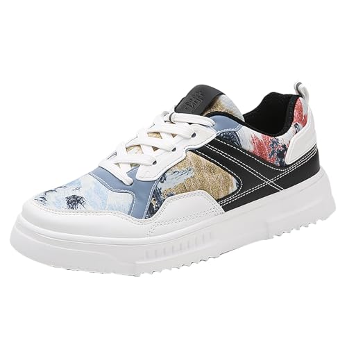 DFSDJEUW Walkingschuhe Paar Damen Frühling Und rutschfeste Wandermode Leichte Schuhe Sport Freizeitschuhe Damenschuhe Marine Sneaker (Camouflage, 42) Damen Schuhe Sneakers von DFSDJEUW