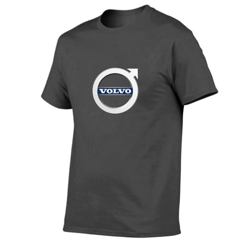 Activewear für Herren Vo-lv.o, Atmungsaktive Trainingsshirt, Athlet Slim-Fit Fitness Tshirt für Herren, Shirt(Dark Grey,XL) von DGACVBMO