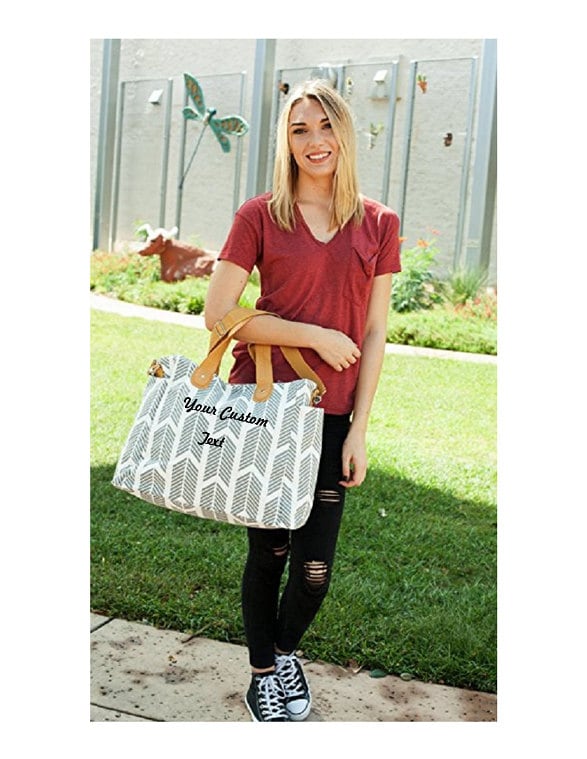 Benutzerdefinierte Personalisierte Monogrammed/Bestickt Wickeltasche von DGCustomGraphics