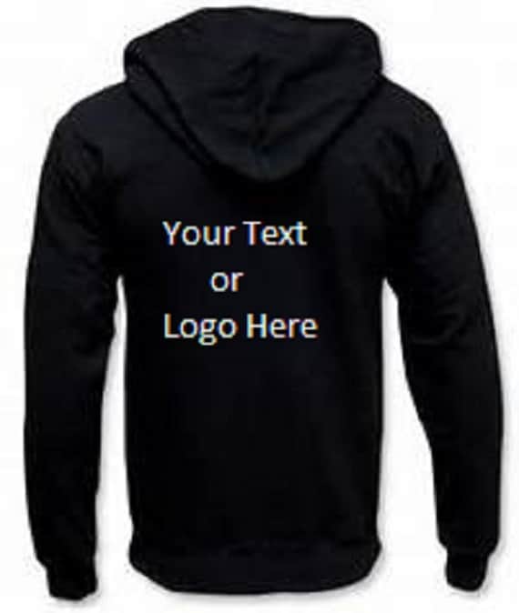 Personalisiertes Zip-Up Hoodie Sweatshirt von DGCustomGraphics