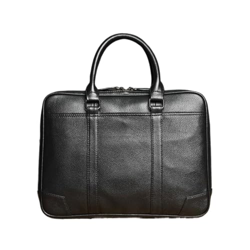 DGHFOP Herren-Tragetaschen aus echtem Leder, Messenger-Schultertaschen, Laptoptaschen, Handtaschen, Aktentaschen von DGHFOP