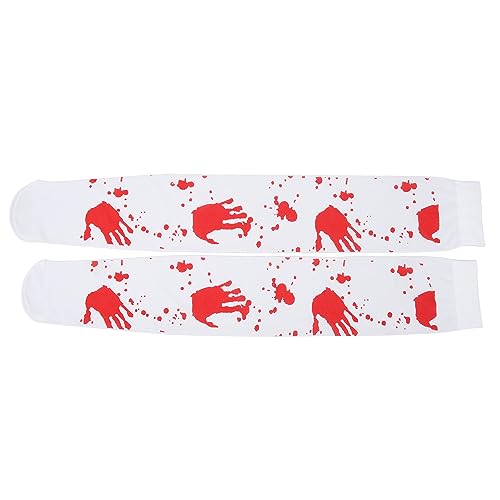 Halloween -Blutstrümpfe Bloody Handabdruck Design für Cosplay -Partys von DGLDCSHUAI