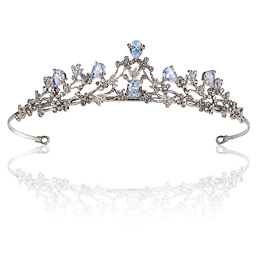 Hochzeit Braut Tiara Diadem, Kristall Krone Tiara Mädchen Damen Diadem, Tiara Hochzeit Königin Krone, Kristalle Prinzessin Krone Silber für Geburtstag, Hochzeit, Festzug, Abschlussball Party Hochzeit Braut Tiara Diadem, Kristall Krone Tiara Mädchen Damen Diadem, Tiara Hochzeit Königin Krone, Kristalle Prinzessin Krone Silber für Geburtstag, Hochzeit, Festzug, Abschlussball Party von DGN