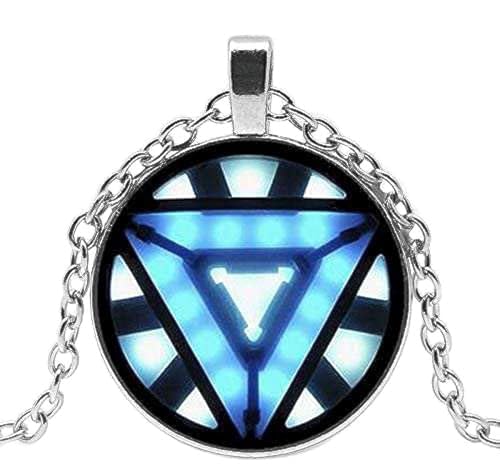 Arc Heart Iron Man Tony Stark Reaktor Kristallanhänger Halskette Arc Heart Iron Man Tony Stark Reaktor Kristallanhänger Halskette von DGP