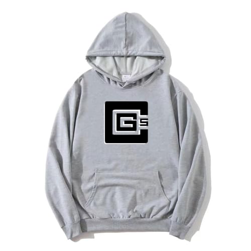 DGSGSWTT CG5 Logo Merch Hoodie Unisex Fashion Hooded Sweatshirt Kleidung, grau, XL von DGSGSWTT