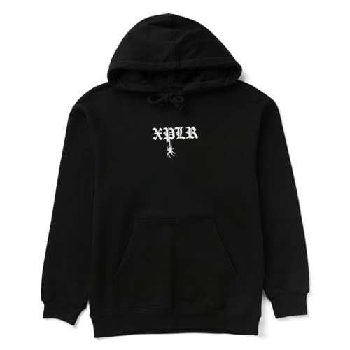 DGSGSWTT XPLR HELL WEEK Spider Herren Pullover Tasche Kordelzug Langarm Hoodie, Schwarz , S von DGSGSWTT