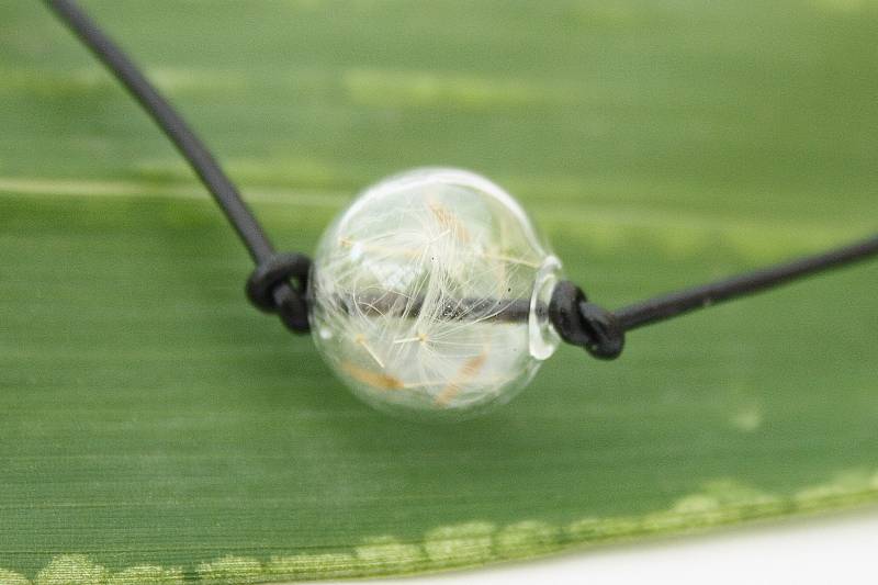 2 Stück Pusteblume Armband Kette Surferarmband Surferkette Surferschmuck Surfer Schmuck Leder Lederarmband Partnerschmuck Unisex Onesize von DGSchmuckdesign
